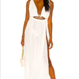 Tularosa off white maxi dress